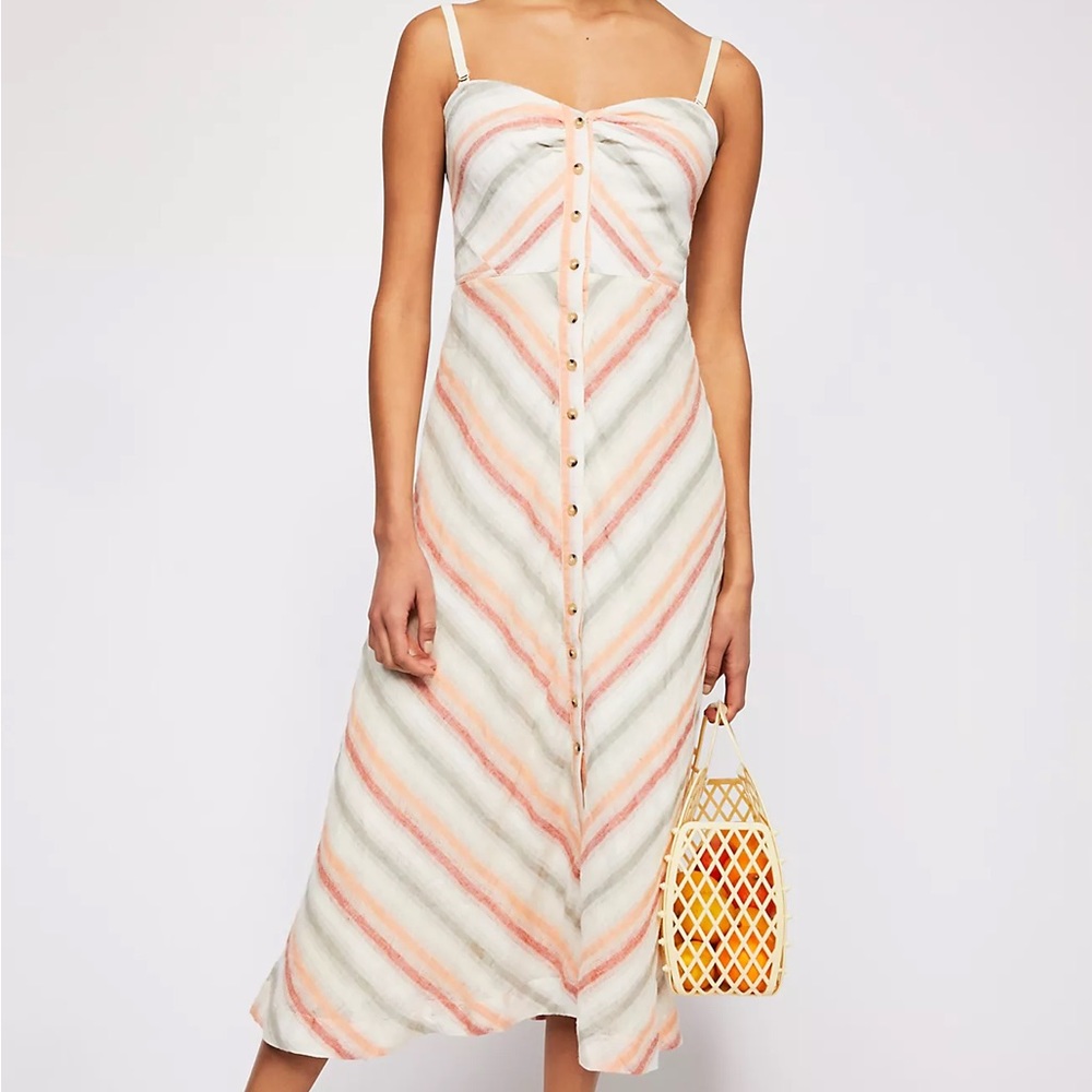 Free People Striking Striped Dress